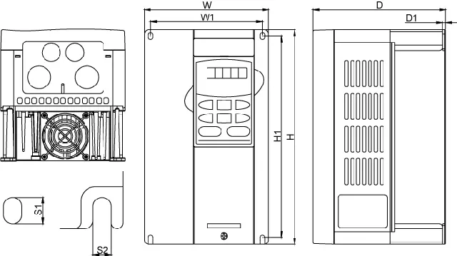 Частотный преобразователь Delta Electronics VFD-B
