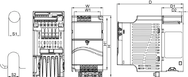 Частотный преобразователь Delta Electronics VFD-E