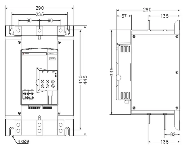 Устройства плавного пуска PROSTAR PRS2 PRS2