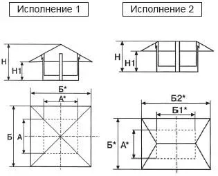 Зонт прямоугольный ЗП