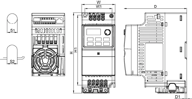 Частотный преобразователь Delta Electronics VFD-F