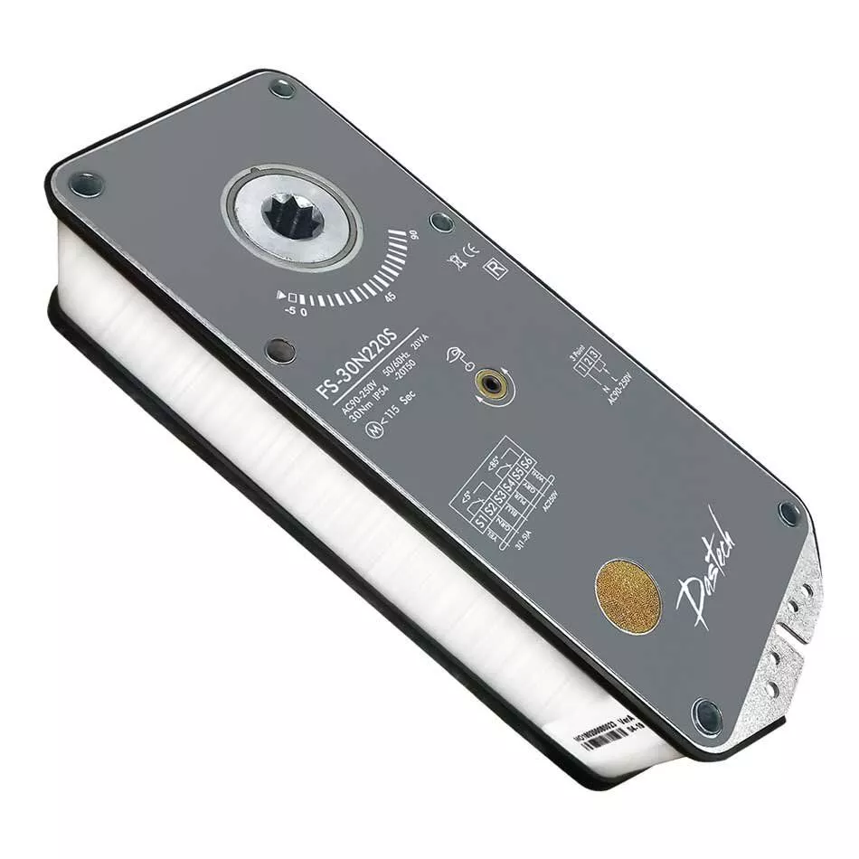 Электропривод Dastech FS-30N220S 30Нм/230В без возвратной пружины