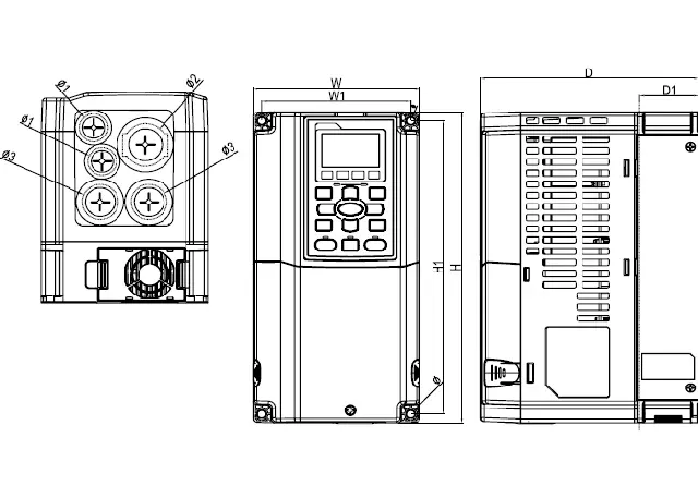 Частотный преобразователь Delta Electronics VFD-C
