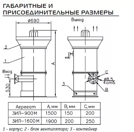 Пылеуловитель ЗИЛ 1600М