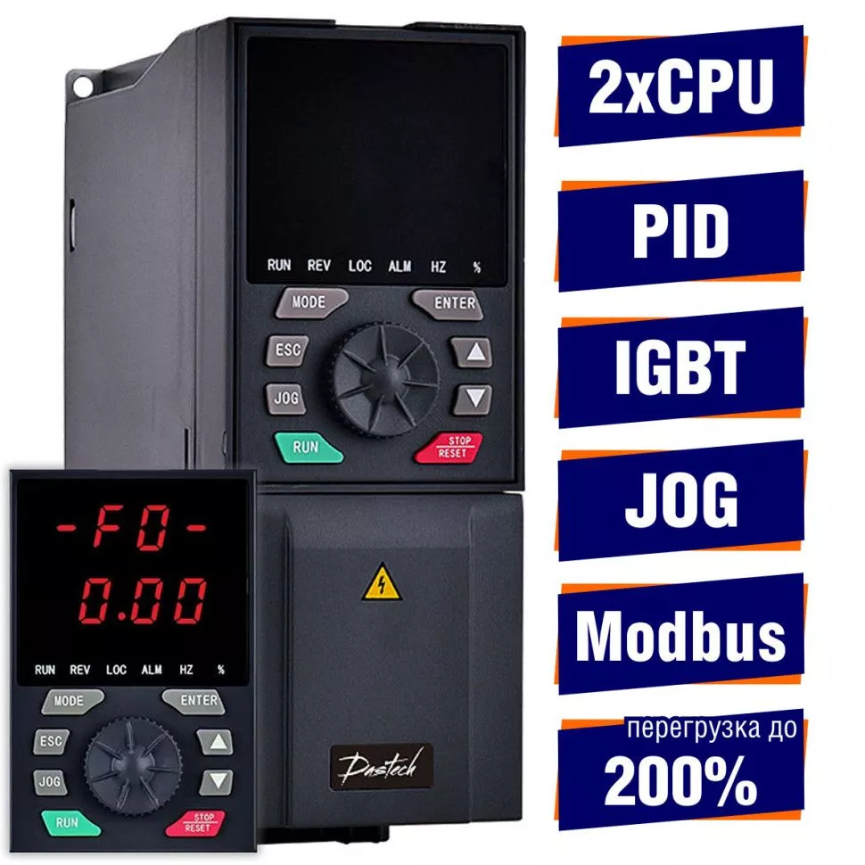 Преобразователь частоты Dastech D32-T3-3G/4P 3/4 кВт 380В