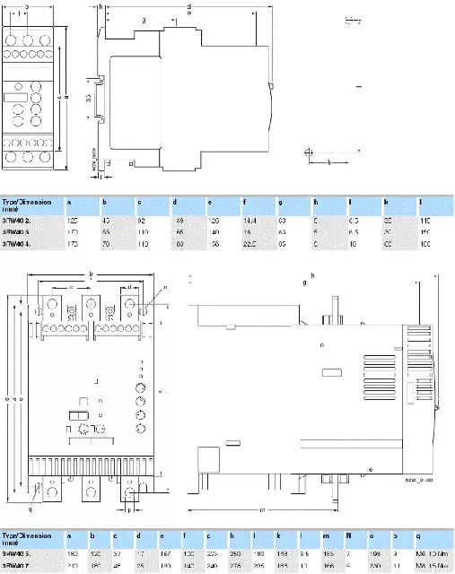 Устройства плавного пуска SIEMENS SIRIUS 3RW40