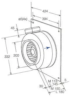 Вентилятор SYSTEMAIR KV200L