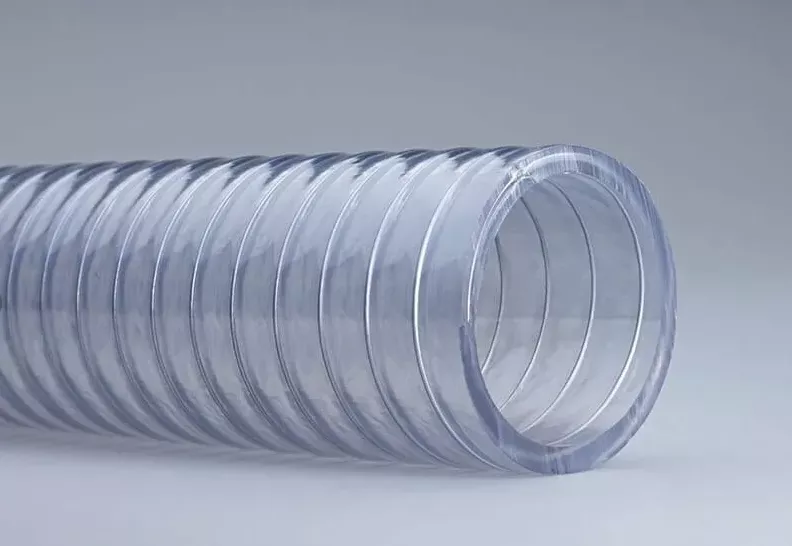 Рукав ПВХ армированный стальной спиралью SLT CRYSTAL WIRE