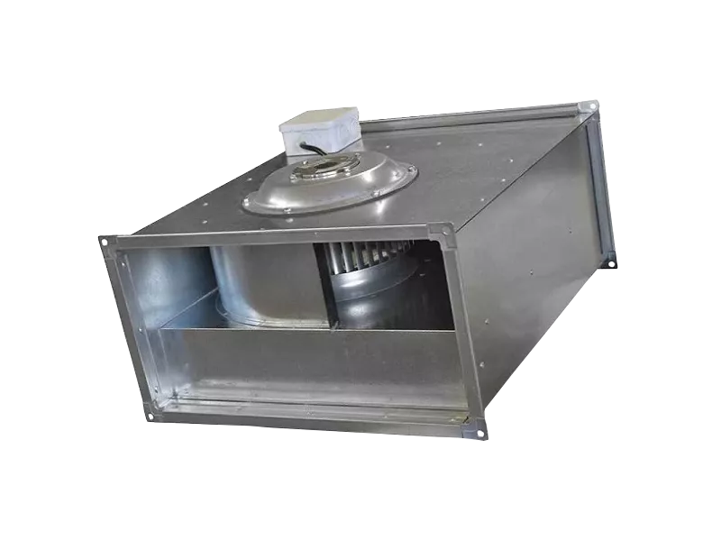 VKPN 90-50/56-4D Канальный прямоугольный вентилятор в шумоизолированном корпусе с назад загнутыми лопатками (двигатель SANMU)Неватом